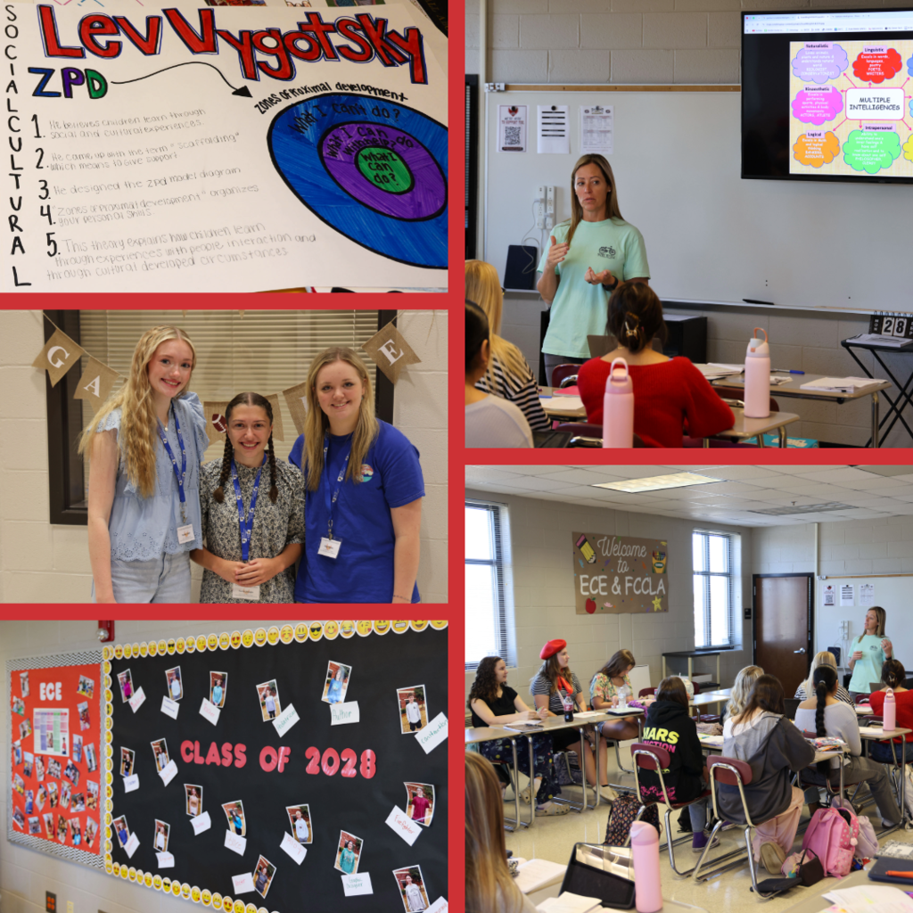 Students learning in class