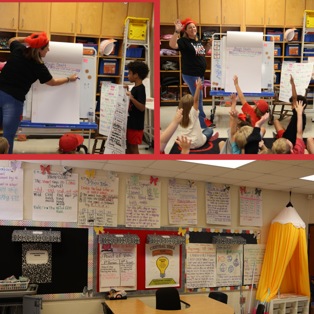 Students discussing the lesson in class
