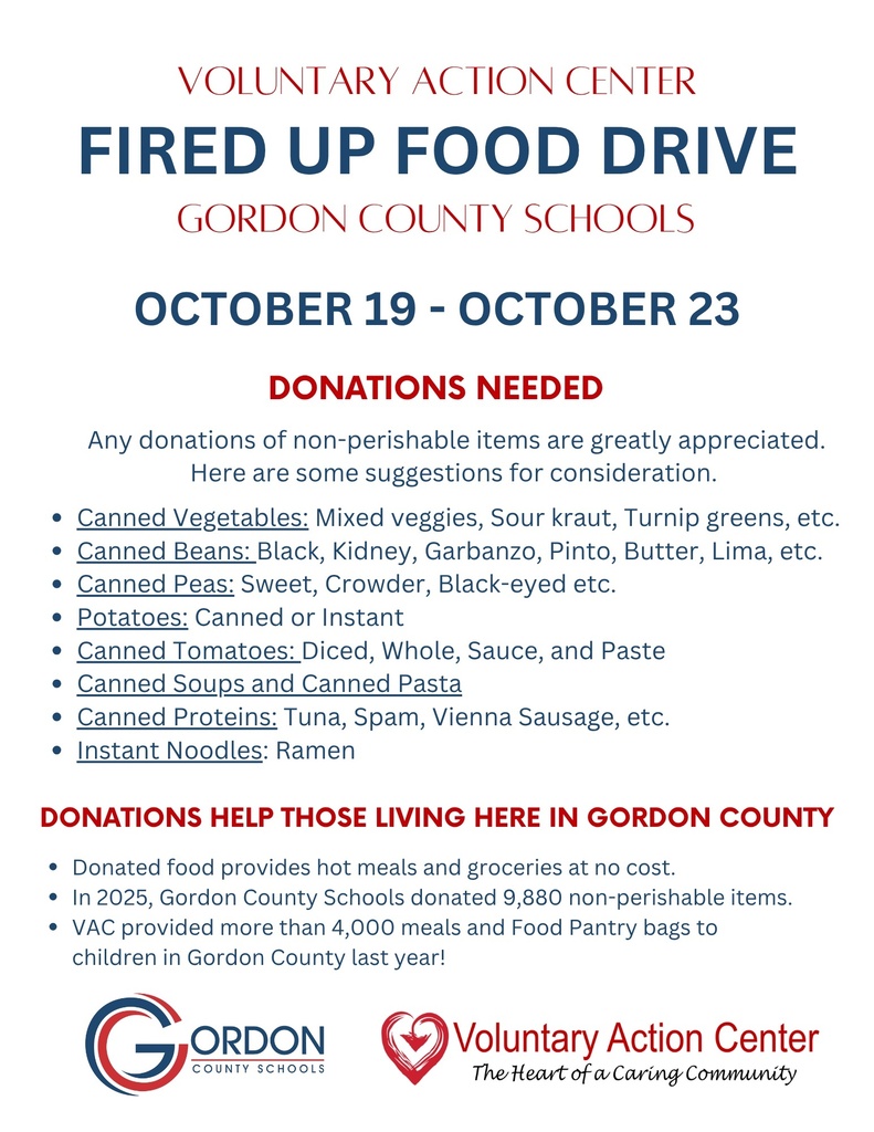 Food Drive Informational Poster