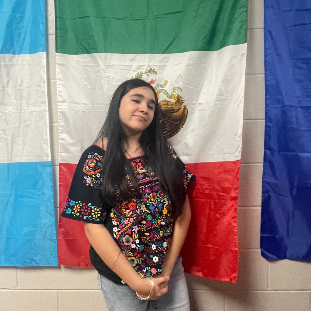 Students and Staff participated in the Mi Cultura dress day for HoPe Hispanic Heritage Week - Day 1