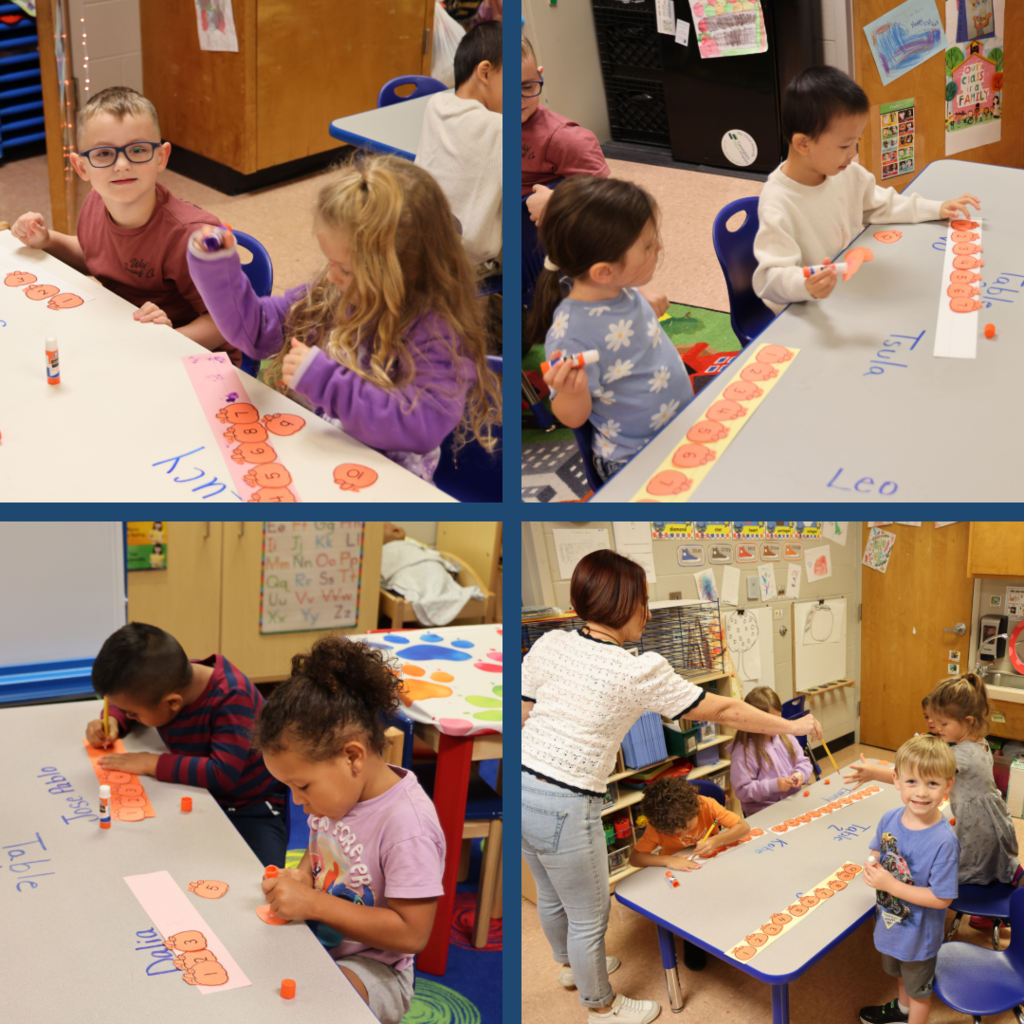 Students learning in class