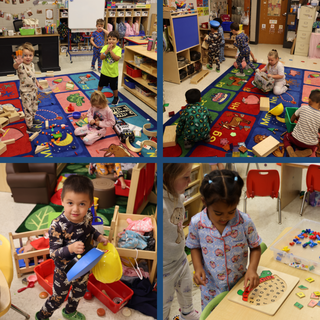 Students cleaning up