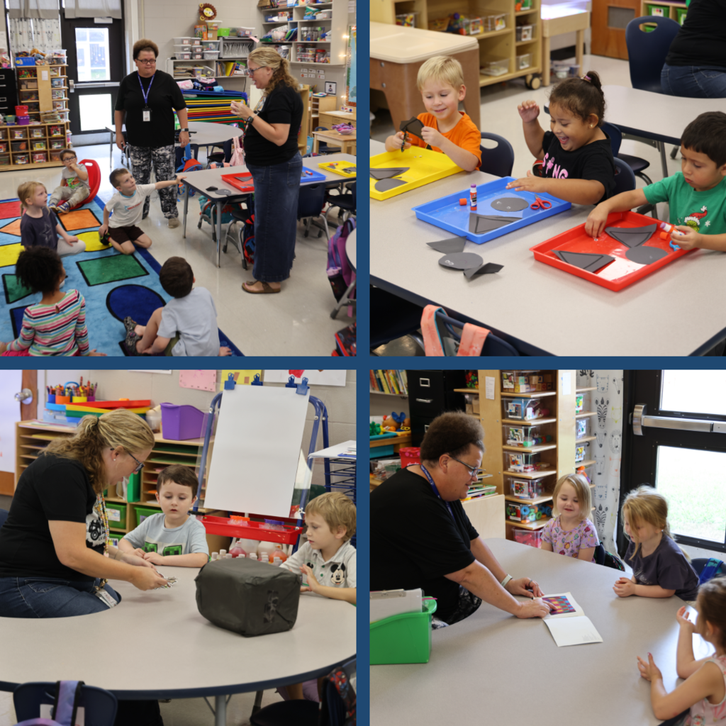 Students learning in class