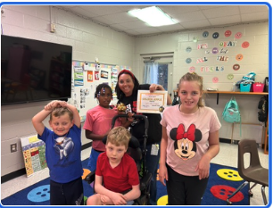 Mrs. Jennifer Angel is our Golden Apple Award recipient for the month of September.