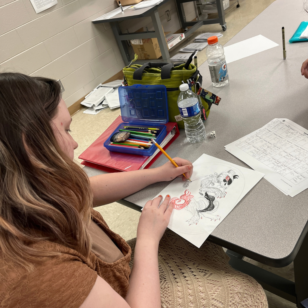 Mrs. Watts’ Honors Biology classes explored genetics by using Punnett squares to predict the likelihood of specific traits in offspring. Students then brought their predictions to life by drawing creative baby monsters that reflected the outcomes of their genetic crosses. To conclude the activity, students participated in a fun round of voting for various "Monster Superlatives," recognizing the most creative, unusual, and memorable monster designs.