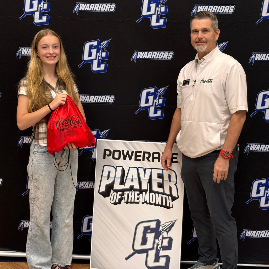 Azariah Buske (Cross-Country) with Nathan Medlock (Coca Cola Rep)