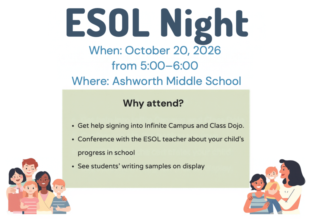 ESOL Night flyer