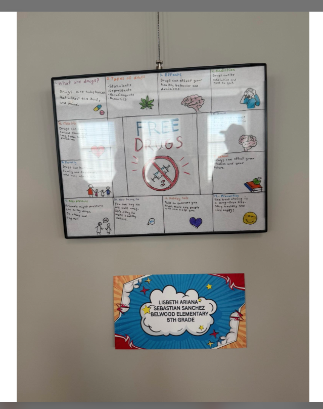 ❤️🎨 BIG TALENT. BOLD MESSAGE. BELWOOD PRIDE! 🎨❤️ Congratulations to Lisbeth Ariana Sebastian Sanchez, a 5th grader at Belwood Elementary, for winning this year’s Red Ribbon Week Drug-Free Poster Contest! 🏆 Lisbeth used her creativity to share a powerful reminder: our dreams and futures are worth protecting! Her winning poster helps spread the message that choosing to be drug-free is choosing a future full of possibilities. 🌟 Way to go, Lisbeth! We’re proud of you for using your artistic talents to make a difference. Let’s give our Belwood artist a BIG congratulations! 👏💙 #BelwoodProud #RedRibbonWeek #DrugFreeLooksLikeMe