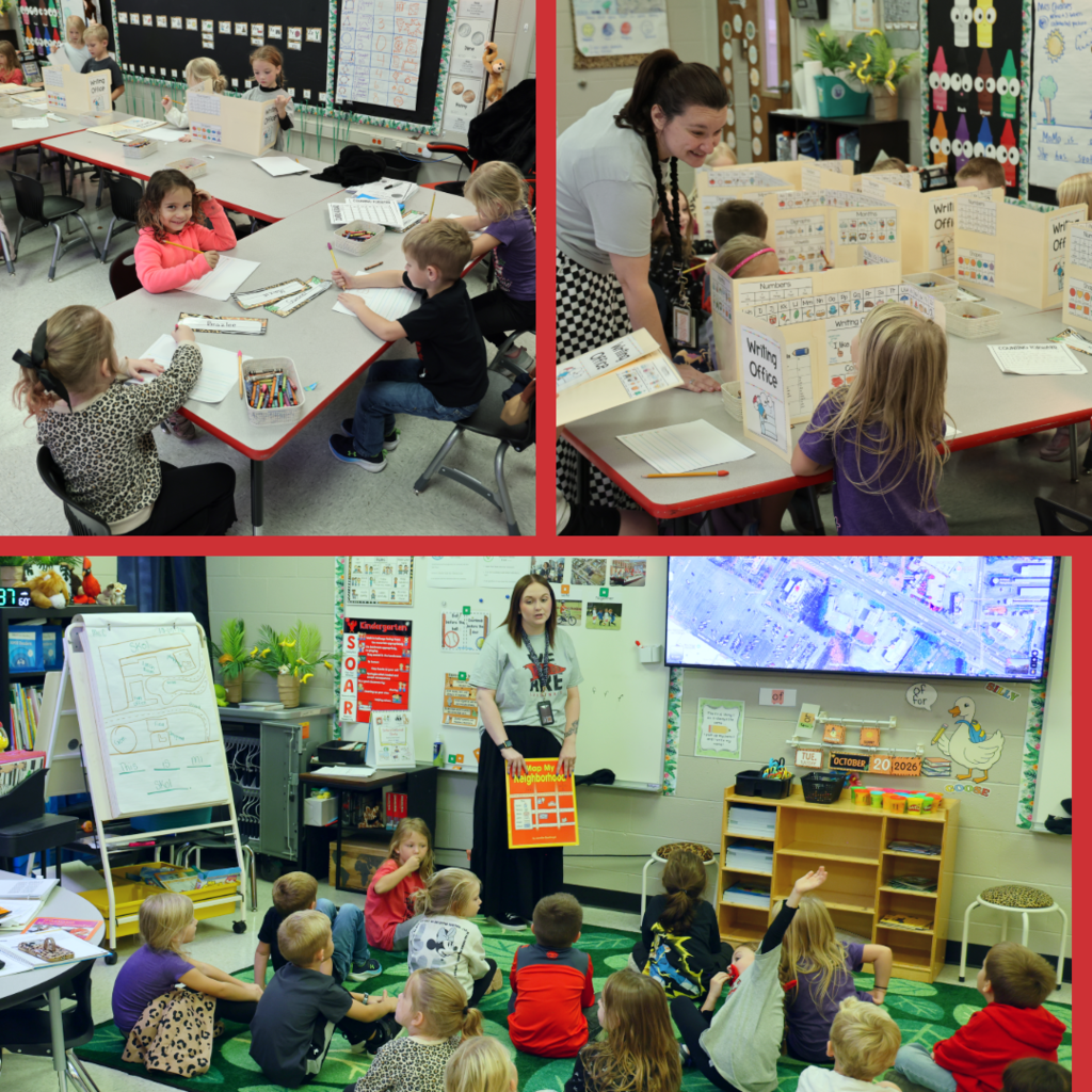 Students learning in class