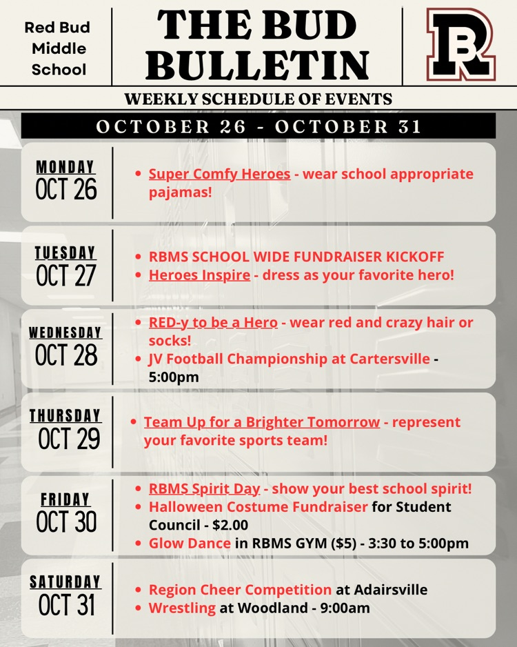 calendar of events