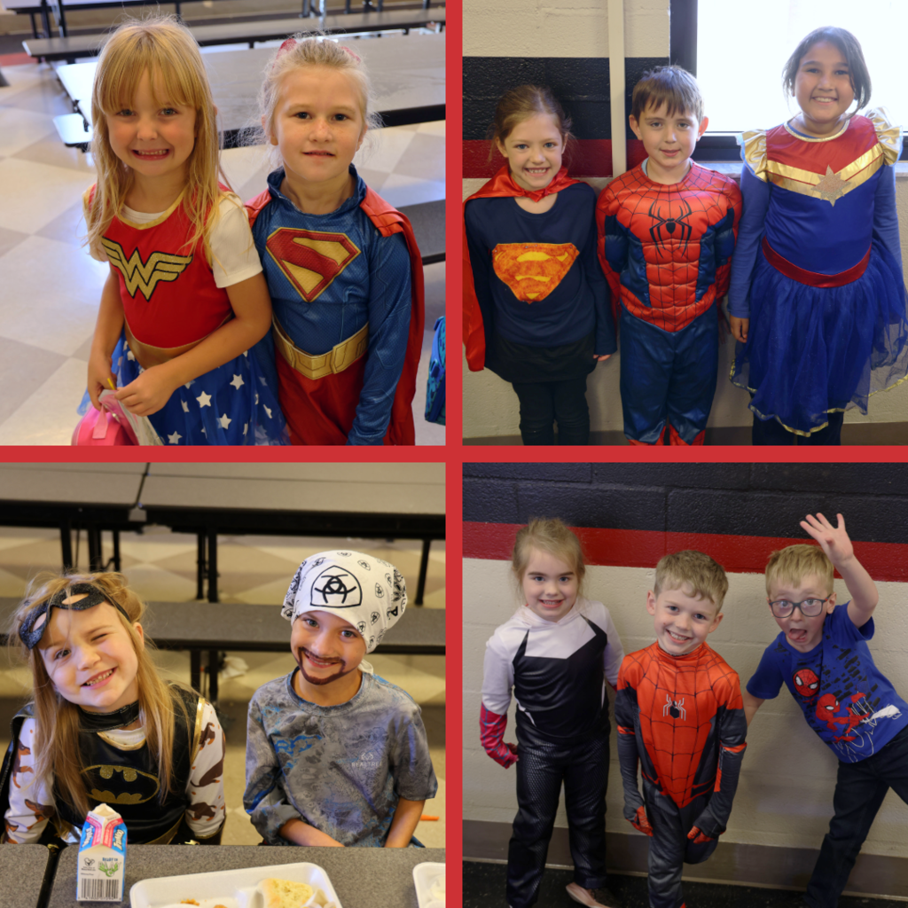 Students dressed up for Red Ribbon Week