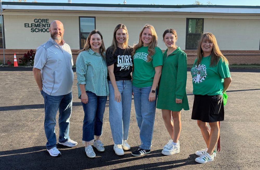 Gore Public Schools celebrated today the opening of their new blacktop area