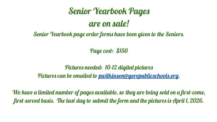 Senior Yearbook Pages