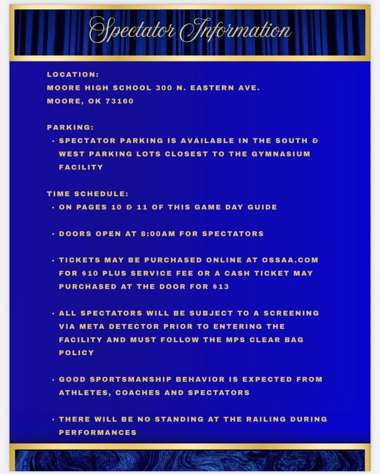 Spectator Information 