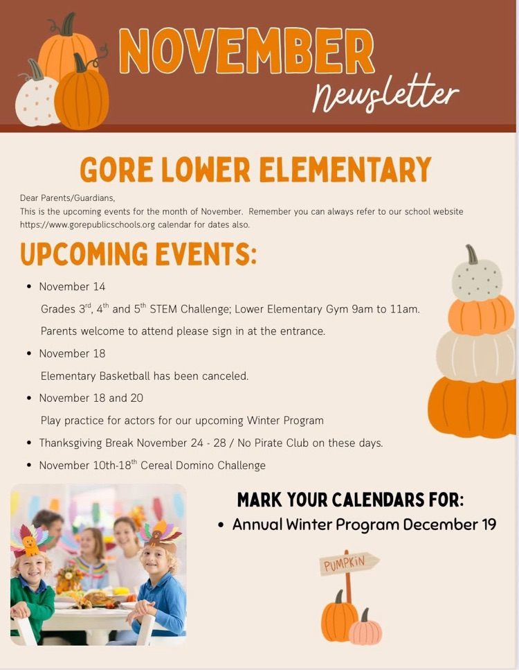 EL November News Letter