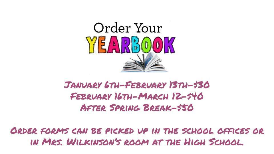 Order your yearbook