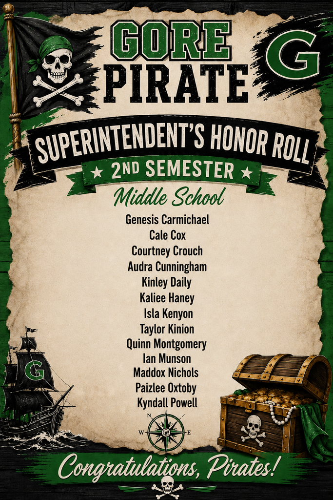 MS Supt Honor Roll