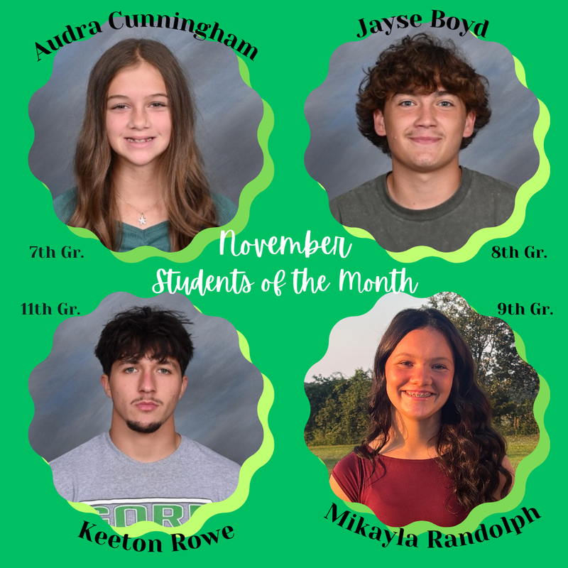 Students of the Month