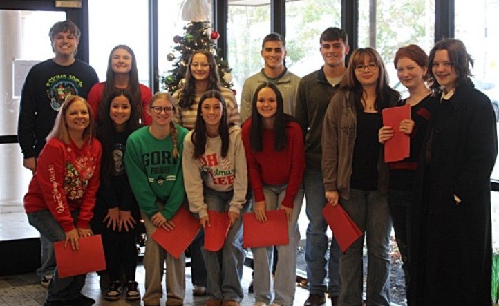 NHS Christmas Caroling at Gore Nursing Center 