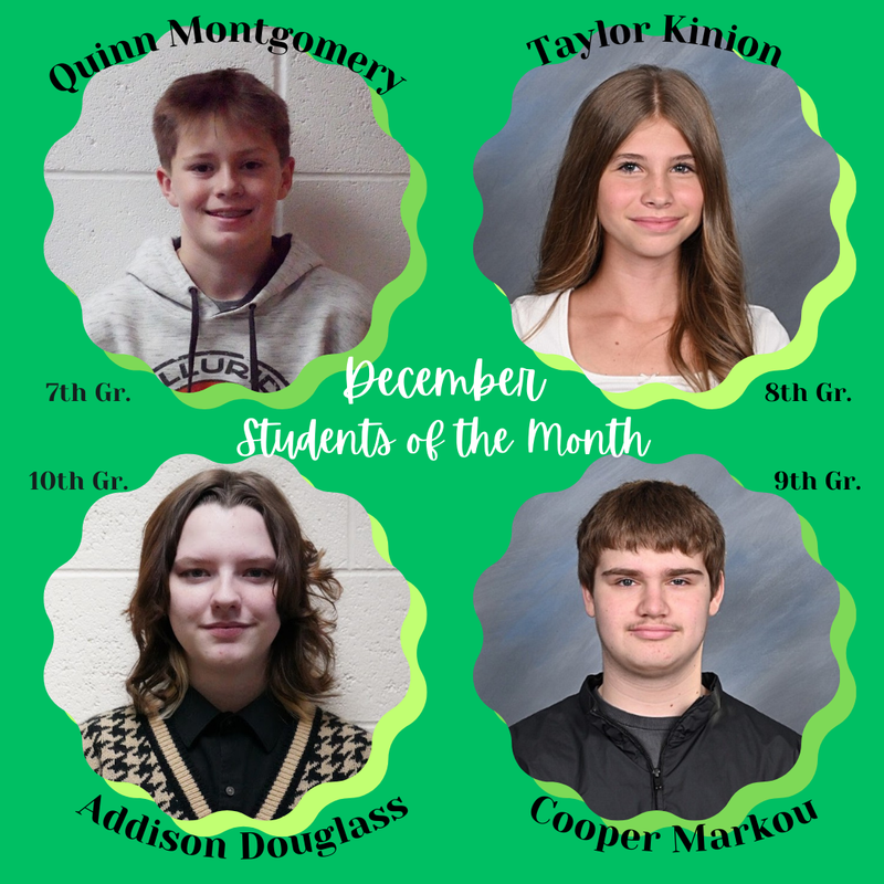 Students of the month