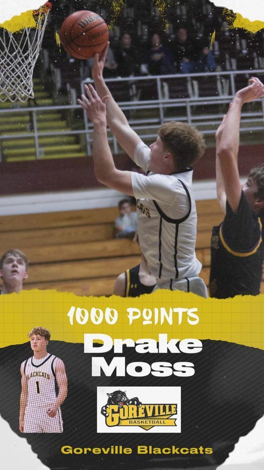 Moss scores 1000th point