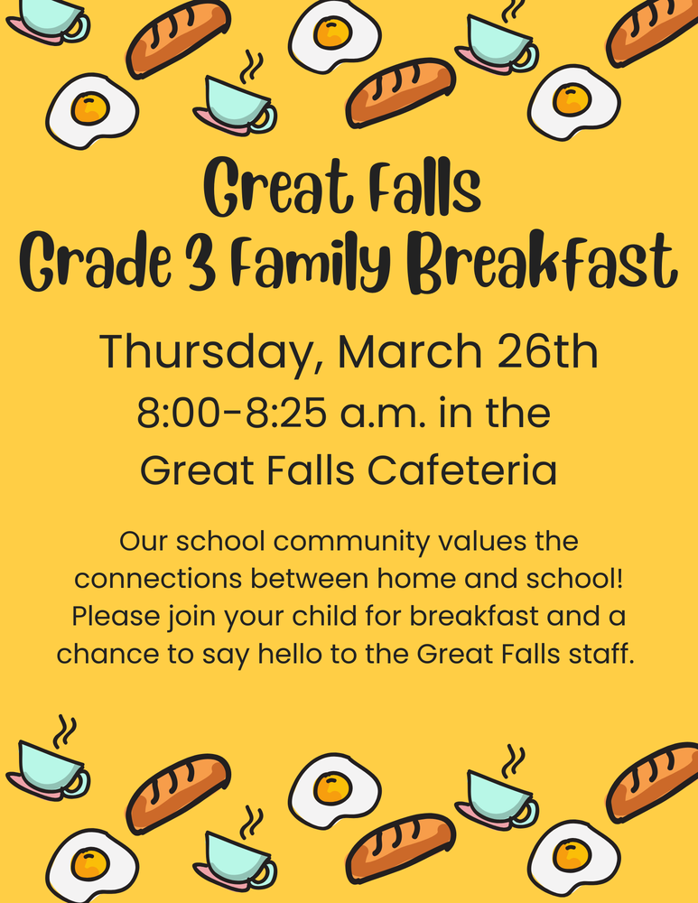 Grade 3 Breakfast