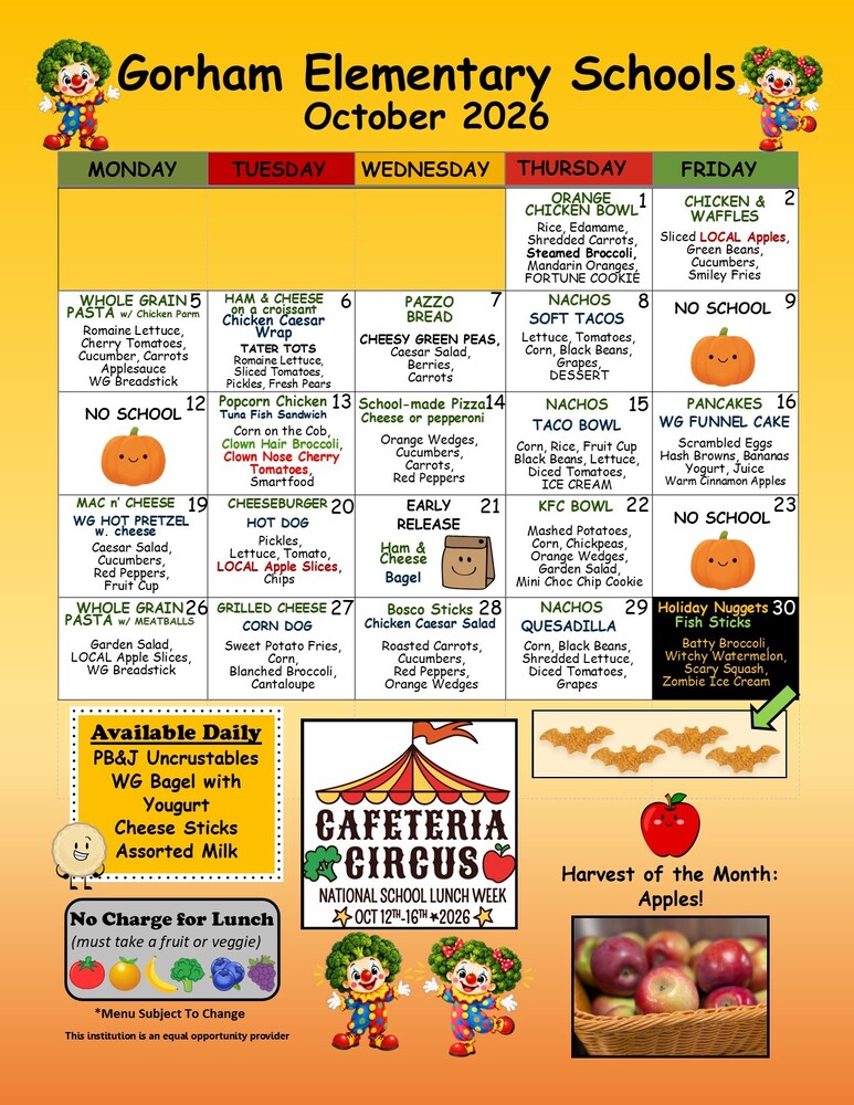Lunch Menu