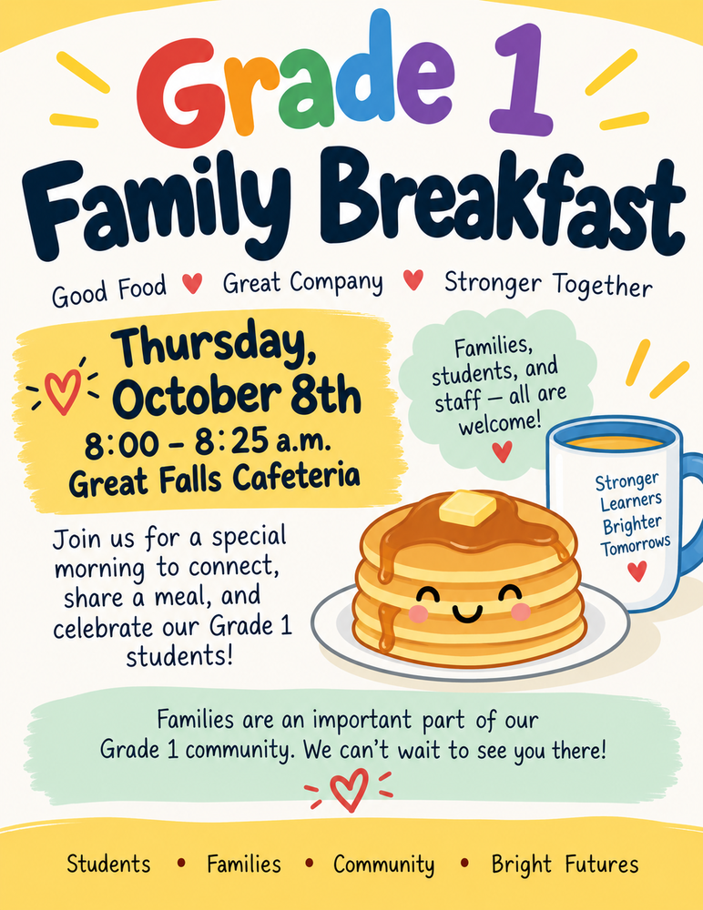 Grade 1 Family Breakfast