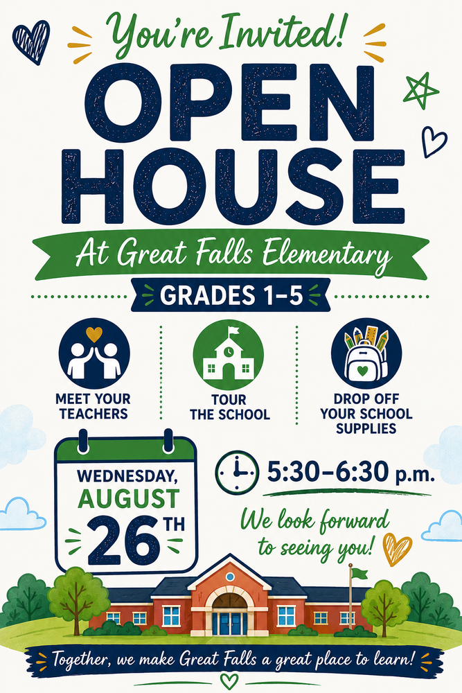 Grades 1-5 Open House