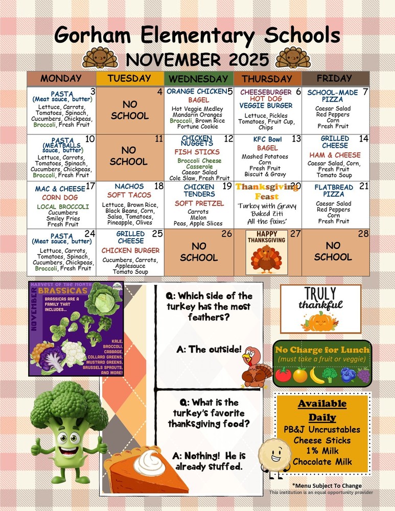 Nov Menu