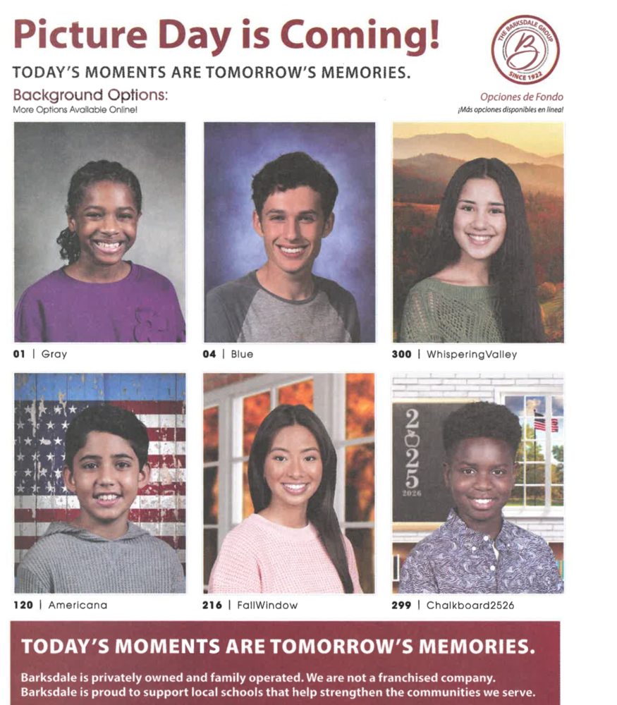 Picture Day Flyer