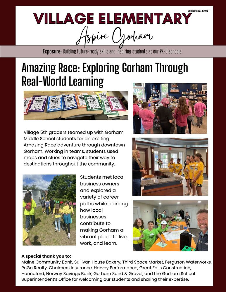 Aspire Newsletter