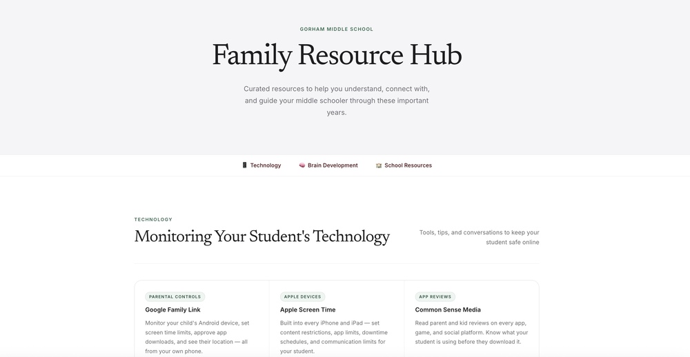Family Resource Hub