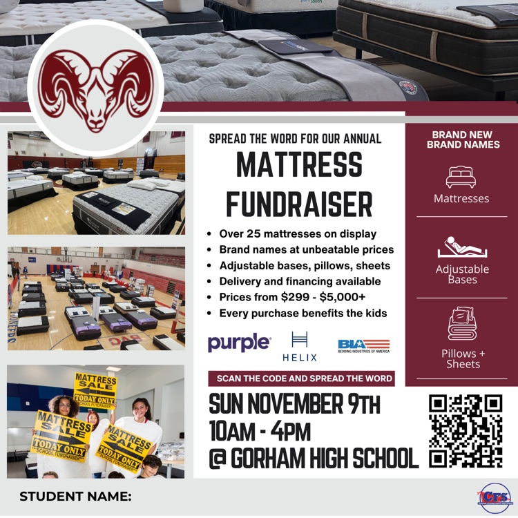 mattress fundraiser