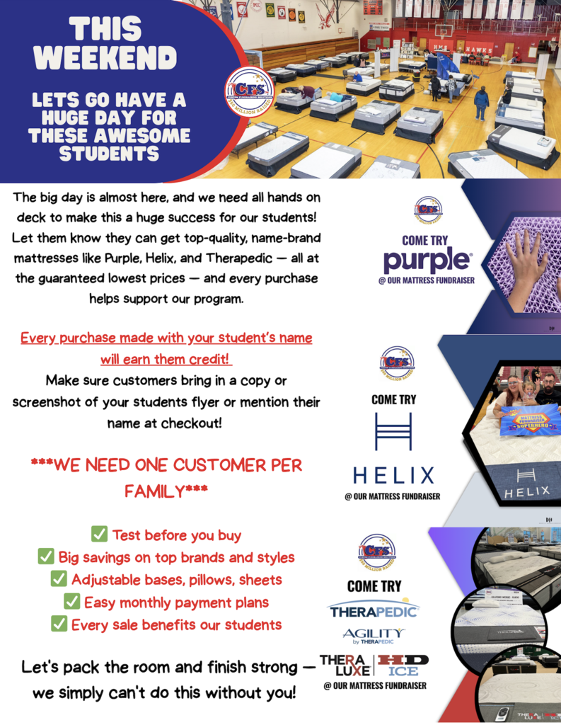 Mattress Fundraiser