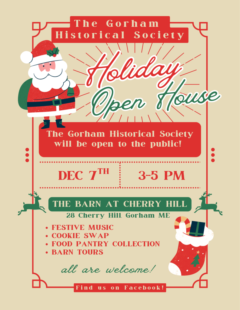 Green White Festive Christmas Party Invitation Flyer