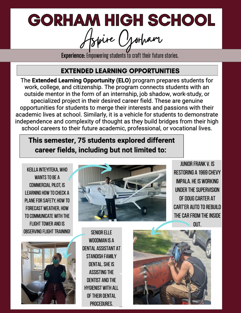 Aspire Gorham Newsletter