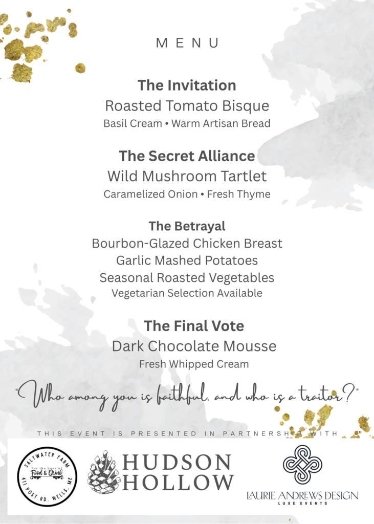 The Traitors Diner Party