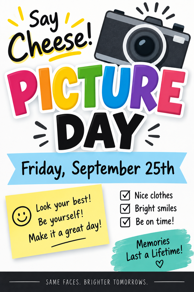 Picture Day is September 25th