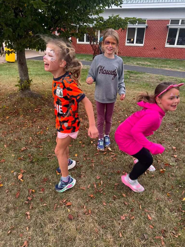 Girls having fun