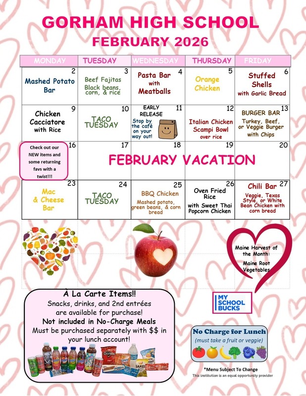 February Menu