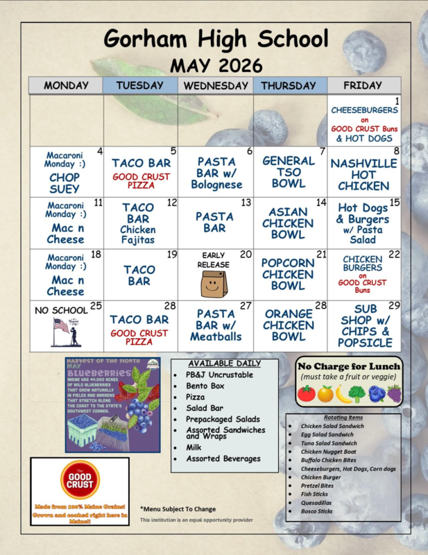 Lunch Menu