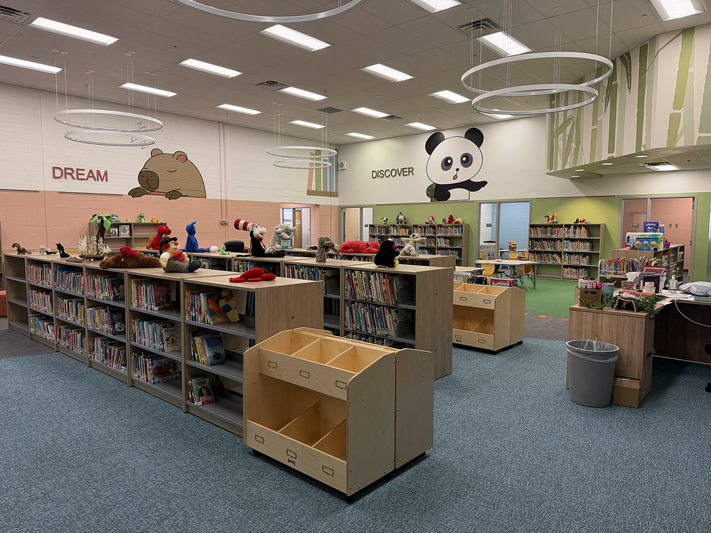 photo of elementary library