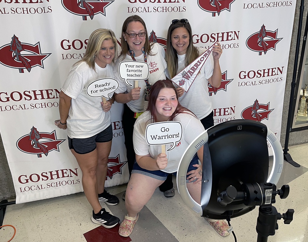 teachers smiling