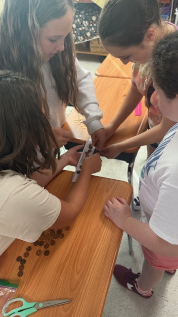 GMS students participate in a team building stem challenge!