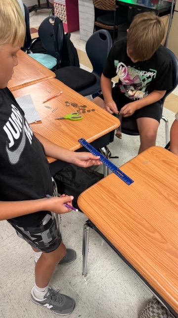 GMS students participate in a team building stem challenge!