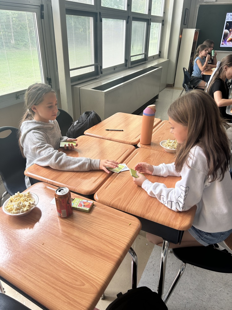 Congratulations to our GMS students who reached the top level in the summer reading challenge! They celebrated their success with a Popcorn & Pop party!