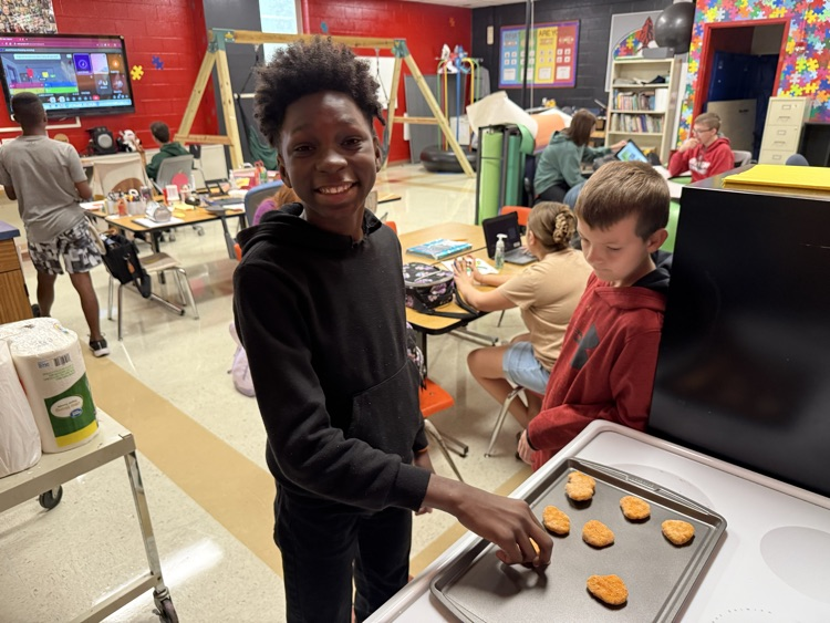 Hold on to your aprons, parents! Mrs. Mirus's class traded textbooks for spatulas this morning and turned GMS into a culinary hotspot.