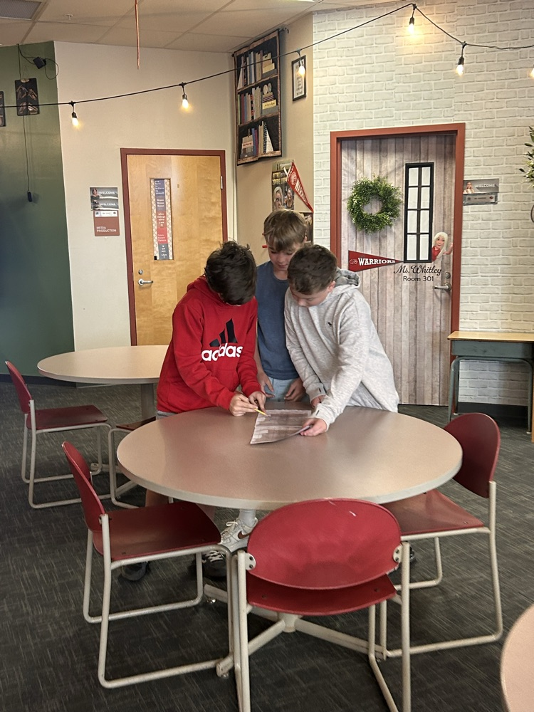 📚 GMS students put their detective skills to the test during a library scavenger hunt! 🔍 From tracking down genres and authors to matching call numbers (and more!), they had a fun and engaging way to explore every corner of the library.