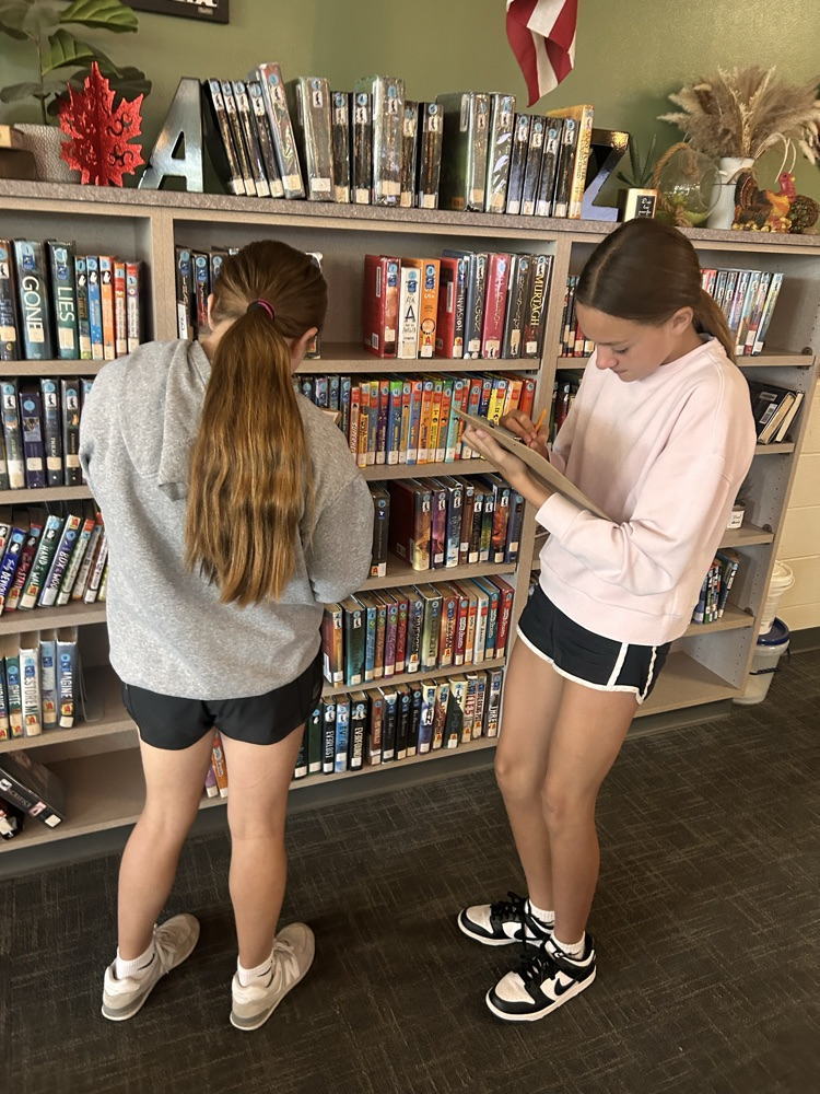 📚 GMS students put their detective skills to the test during a library scavenger hunt! 🔍 From tracking down genres and authors to matching call numbers (and more!), they had a fun and engaging way to explore every corner of the library.